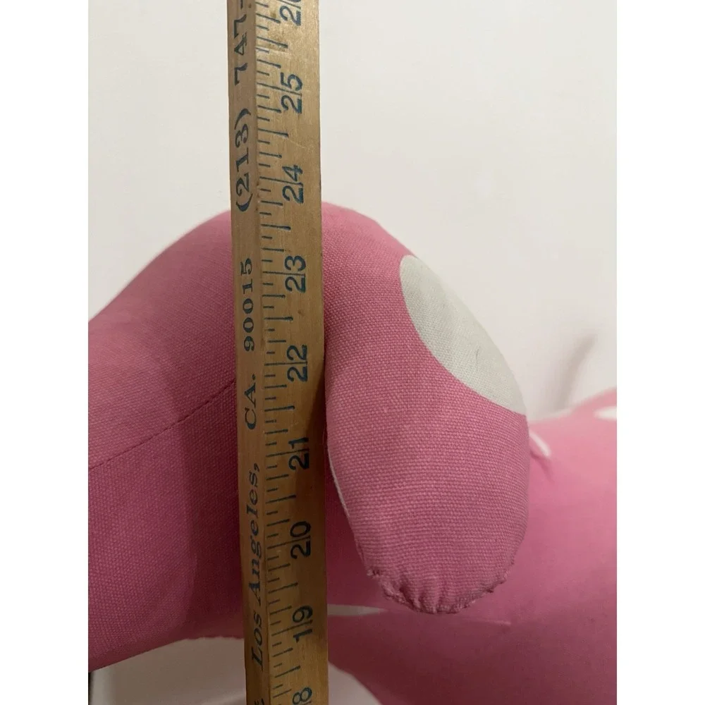 VTG RARE Victoria's Secret Pink XL Display Dog Pink/white Polka Dot 25.5